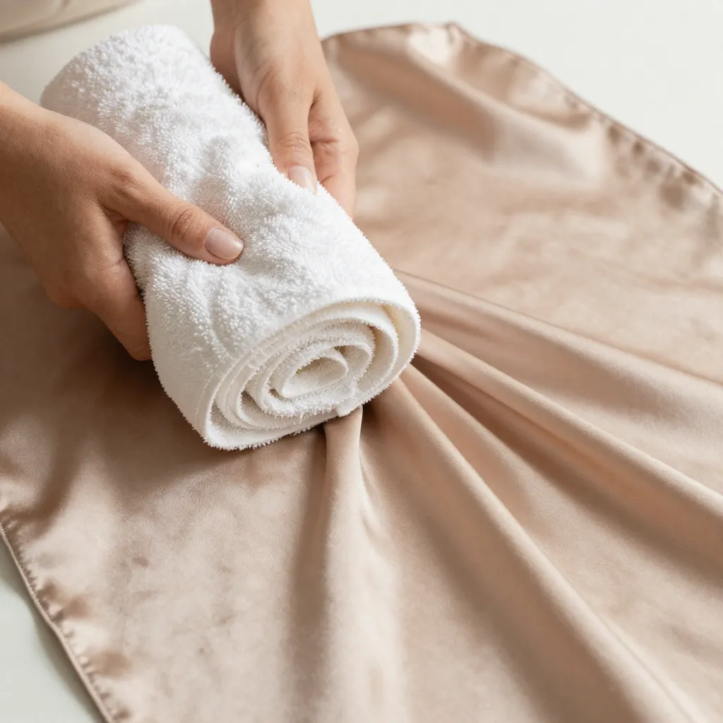 Wool sweater being gently washed with lanolin-based soap